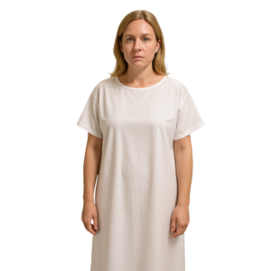 Camisola cirúrgica Percal branco